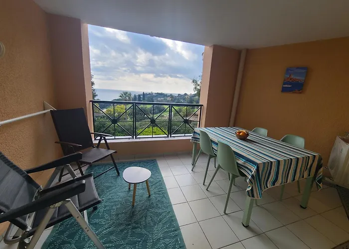 Apartament Rev'azur T1 - Vue - Grande Terrasse