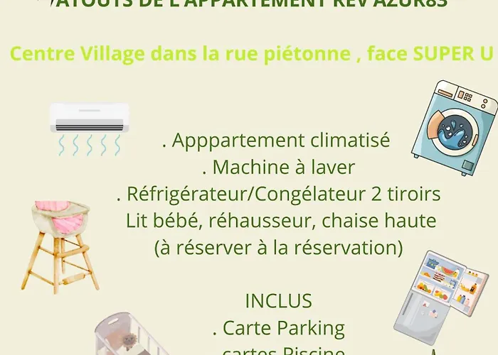 Appartement Rev'azur T1 - Vue - Grande Terrasse *